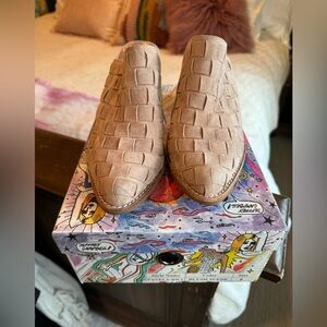 Jeffrey Campbell suede clogs